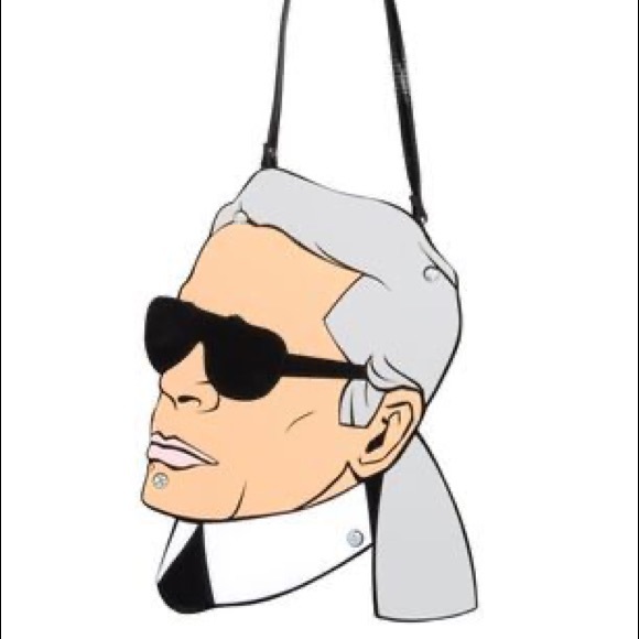 ๐ RARE Yazbukey Karl Lagerfeld Iconic Trendy Fashion Novelty Mini Purse Handbag - Picture 3 of 11